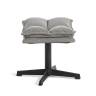 Кресло лаунж Reflex/Рефлекс с пуфом велюр/букле (HYP), светло-серый светло-серый велюр/букле (HYP)