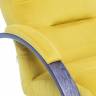 Кресло-качалка Leset Милано Венге текстура V28 желтый