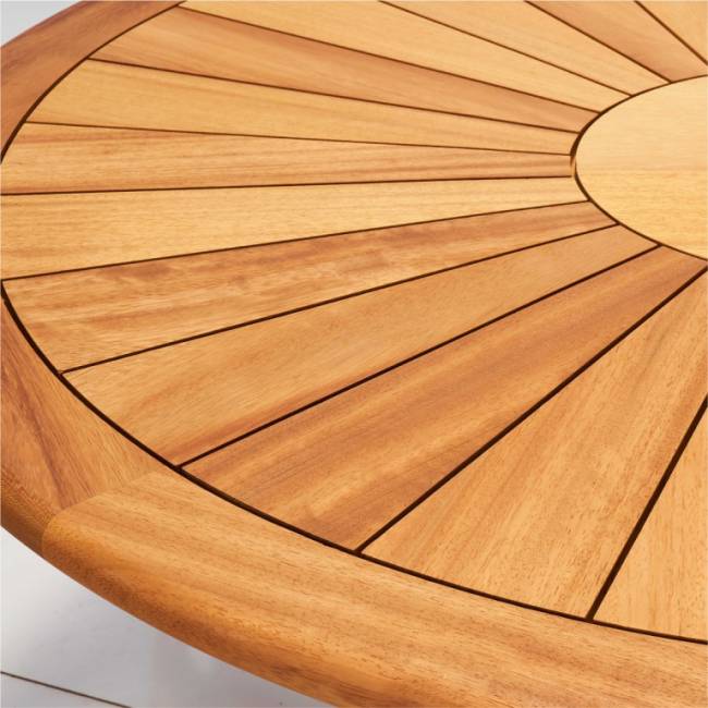 Стол деревянный обеденный Portos Ø1500х750 мм