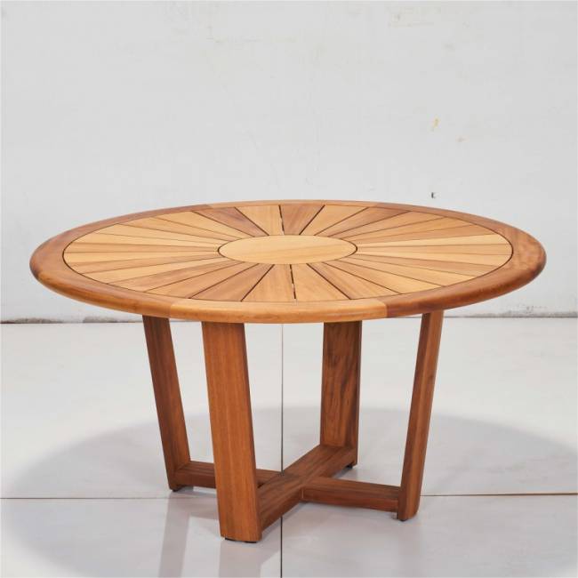 Стол деревянный обеденный Portos Ø1500х750 мм