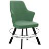 Стул DikLine 235 поворотный, NS Pine зеленый, ножки черные