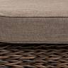 "Лунго" трансформирующийся диван из искусственного ротанга (гиацинт), цвет коричневый