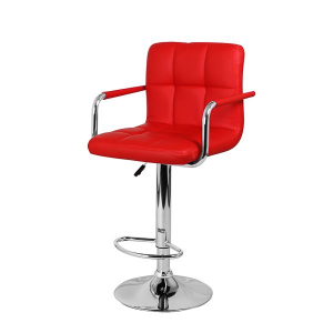 Барный стул "КРЮГЕР АРМ" , красный 