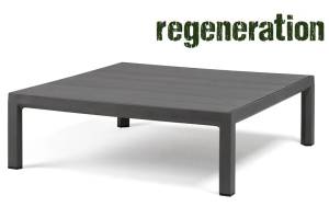 Столик пластиковый кофейный Maximo базальт 800х800х240 мм