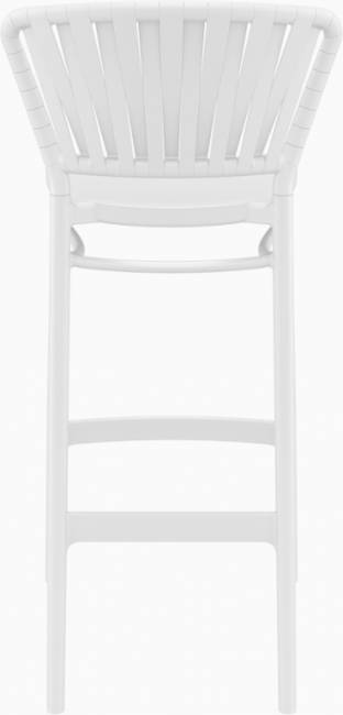 Стул пластиковый барный Portofino белый 480х520х1060 мм Стул пластиковый барный Portofino белый 480х520х1060 мм