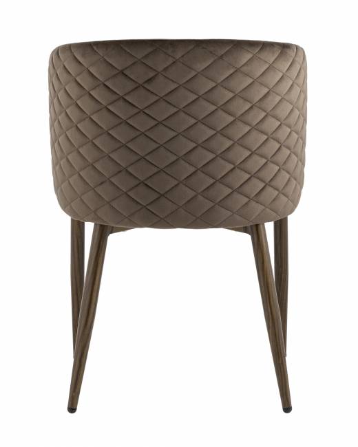 Стул Оскар велюр коричневый