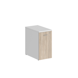 SG.901.WH.OL / Тумба-органайзер 400х600х750 / корпус: белый; фасад: дуб светлый