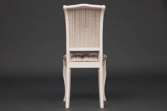 Стул Opera ( OP-SC ) / 1 шт. в упаковке дерево гевея, 45х53х97см, ivory white (слоновая кость 2-5), ткань бежевая, рисунок золотистый (180-9 ivory white (слоновая кость 2-5) дерево гевея