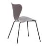 Стул Jacobsen (mod DC 102-1) / 1 шт. в упаковке пластик/металл, 45 х 54.5 х 80 см, Grey (Cерый) /Black (Черный) Grey (Cерый) /Black (Черный) пластик/металл