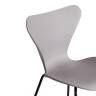 Стул Jacobsen (mod DC 102-1) / 1 шт. в упаковке пластик/металл, 45 х 54.5 х 80 см, Grey (Cерый) /Black (Черный) Grey (Cерый) /Black (Черный) пластик/металл