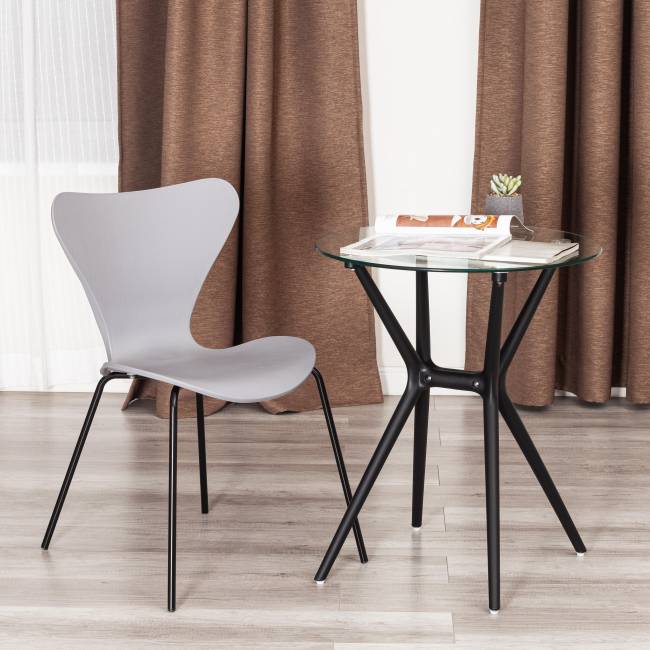 Стул Jacobsen (mod DC 102-1) / 1 шт. в упаковке пластик/металл, 45 х 54.5 х 80 см, Grey (Cерый) /Black (Черный) серый пластик/металл Стул Jacobsen (mod DC 102-1) / 1 шт. в упаковке пластик/металл, 45 х 54.5 х 80 см, Grey (Cерый) /Black (Черный) серый пластик/металл