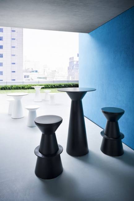 Табурет пластиковый барный Roller 75 Ø300х750 мм Табурет пластиковый барный Roller 75 Ø300х750 мм