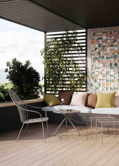 Пуф металлический Amitha 500х500х400 мм