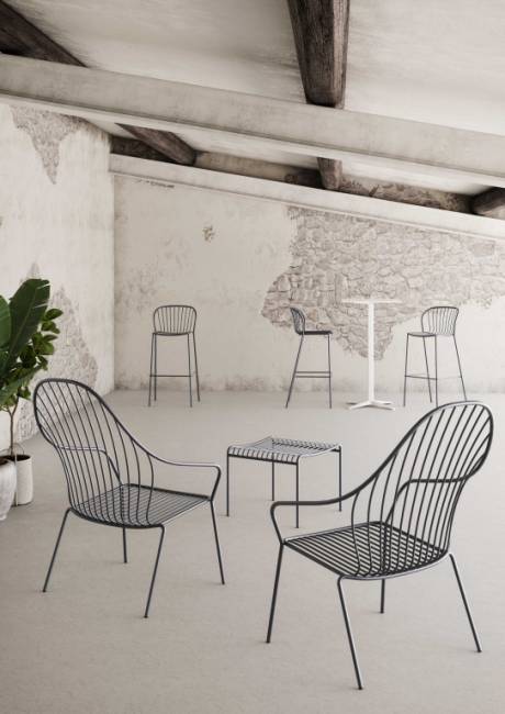 Пуф металлический Amitha 500х500х400 мм