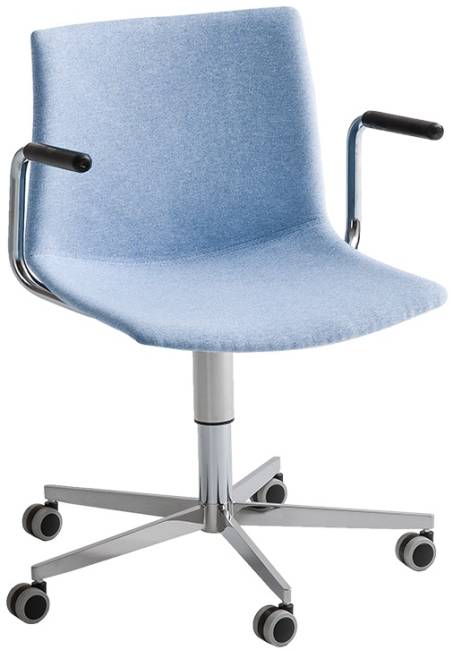 Кресло офисное с обивкой Kanvas 2 T5R BR Front 650х650х780-890 мм