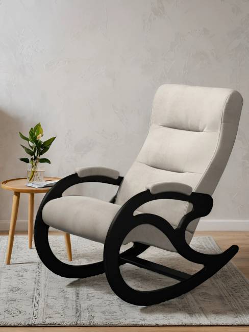 Кресло-качалка Каула Ткань Махх 100, каркас венге