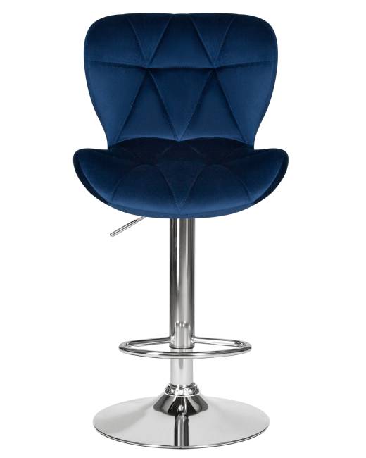 Стул барный DOBRIN BARNY, синий велюр (MJ9-117)