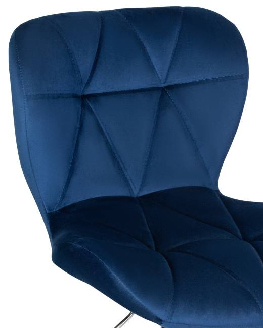 Стул барный DOBRIN BARNY, синий велюр (MJ9-117)