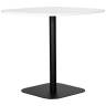 Стол обеденный DOBRIN OTIS, белая столешница, черное основание