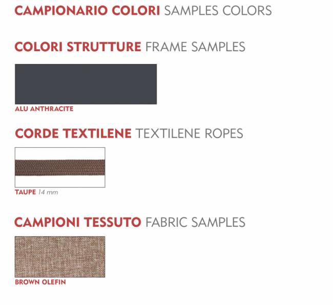 Кресло плетеное с подушкой Monaco антрацит, тортора, коричневый 570х600х770 мм