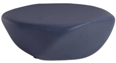 Столик пластиковый журнальный Reborn Standard темно-синий 750х700х300 мм