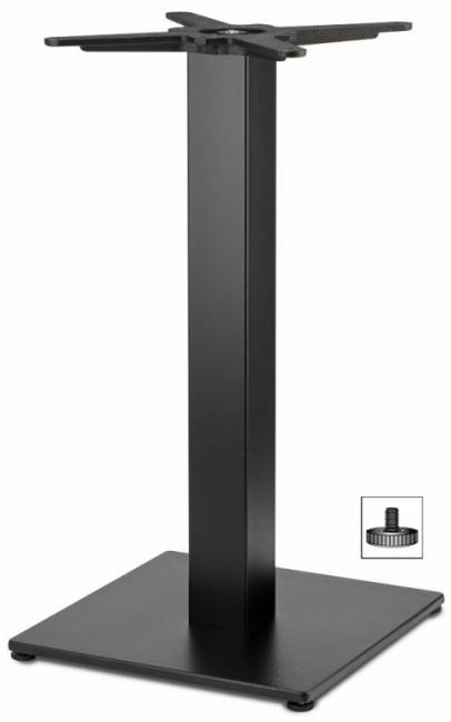 Подстолье металлическое Tiffany черный 400х400х730 мм