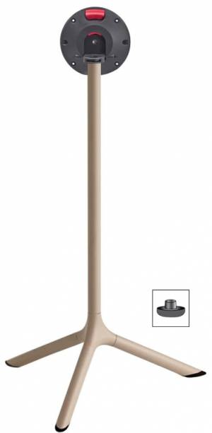 Подстолье металлическое барное складное Tripe Folding тортора Ø610х1090 мм