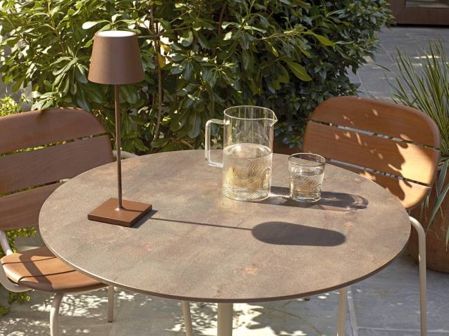 Подстолье металлическое барное складное Tripe Folding тортора Ø610х1090 мм Подстолье металлическое барное складное Tripe Folding тортора Ø610х1090 мм