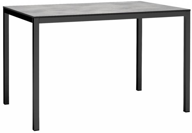 Стол ламинированный Mirto антрацит, цементный 1190х790х750 мм