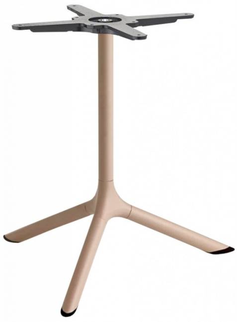 Столик ламинированный кофейный Tripe тортора, состаренный дуб тортора Ø700х510 мм