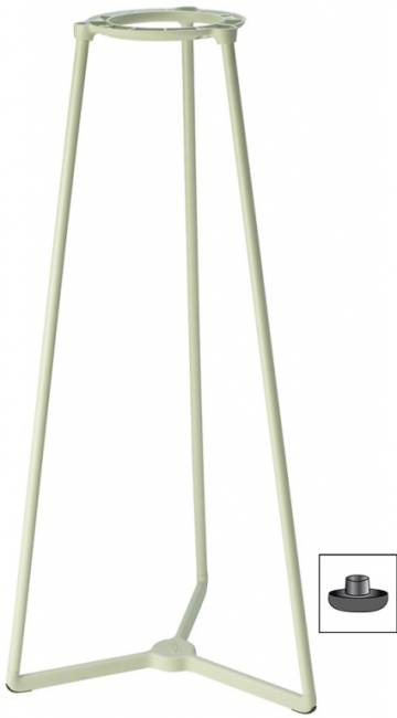 Подстолье металлическое барное Atomo зеленый шалфей Ø600х1090 мм