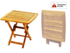 Стол деревянный складной Square 800х800х750 мм