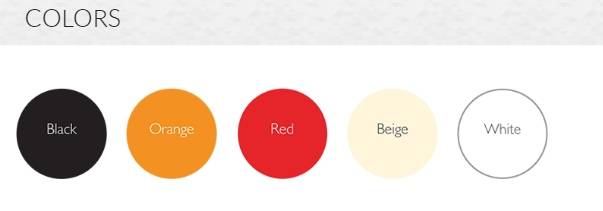 Стул пластиковый Mio оранжевый 470х500х800 мм