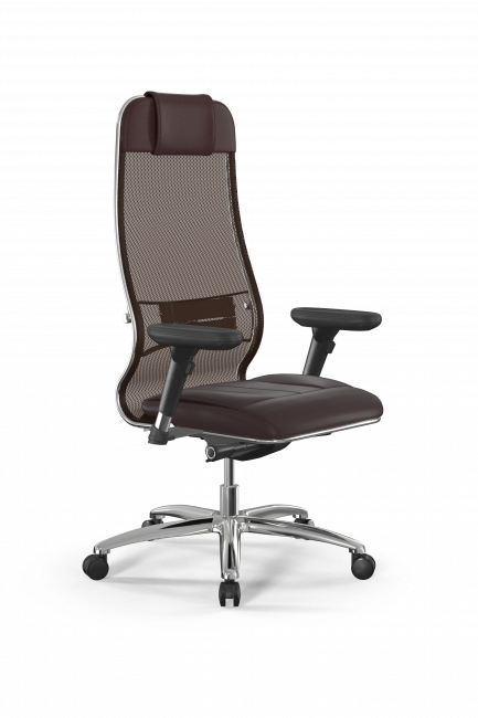 Кресло Samurai L1-2D - TS+Infinity /Uc00/Wm06/D13P(M26.B31.G20.W03), темно-коричневый