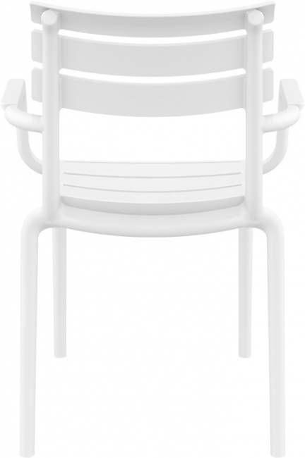Кресло пластиковое Paris белый 580х590х840 мм