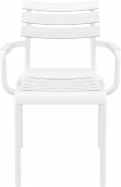 Кресло пластиковое Paris белый 580х590х840 мм