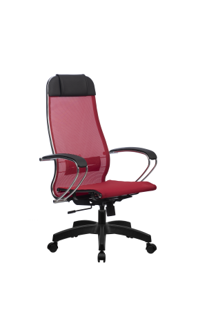 Кресло МЕТТА-12(MPRU)/подл.131/осн.001, красный