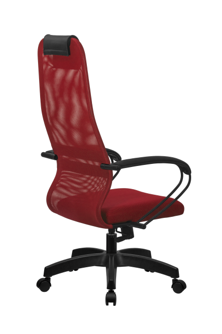 Кресло SU-B-8/подл.130/осн.001, красный/красный