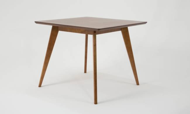 Стол Сканди М 90 орех со стульями Сашш орех серый ГЛ