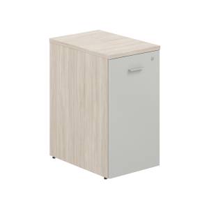 SG.901.OL.WH / Тумба-органайзер 400х600х750 / корпус: дуб светлый; фасад: белый