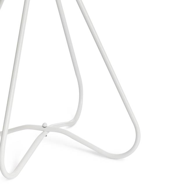 Столик журнальный GLAND 1 шт. в упаковке металл, 40*40*45см, белый белый металл Столик журнальный GLAND 1 шт. в упаковке металл, 40*40*45см, белый белый металл