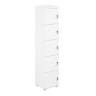 SG.818.WH.WH / Локер 5 ячеек 400х400х1866 / корпус: белый; фасады: белый