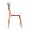 Стул Клеар/Claire/1 шт. в упаковке дерево гевея, МДФ, 48х49,5х81,5хш44см, белый/натуральный White (Белый) / Natural (натуральный) дерево гевея, МДФ