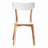 Стул Клеар/Claire/1 шт. в упаковке дерево гевея, МДФ, 48х49,5х81,5хш44см, белый/натуральный White (Белый) / Natural (натуральный) дерево гевея, МДФ