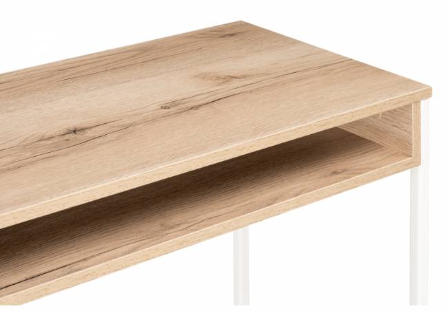 Лео Лофт дуб делано светлый / белый матовый