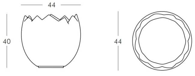 Кулер для бутылок светящийся Kalimera белый Ø440х400 мм