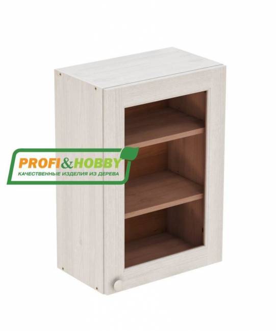 Шкаф навесной 500 х 300 х 720 под стекло, сосна, бесцветный лак Шкаф навесной 500 х 300 х 720 под стекло, сосна, бесцветный лак