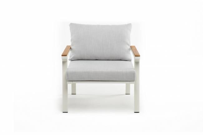 Кресло из алюминия CONCORDE белое  Joygarden