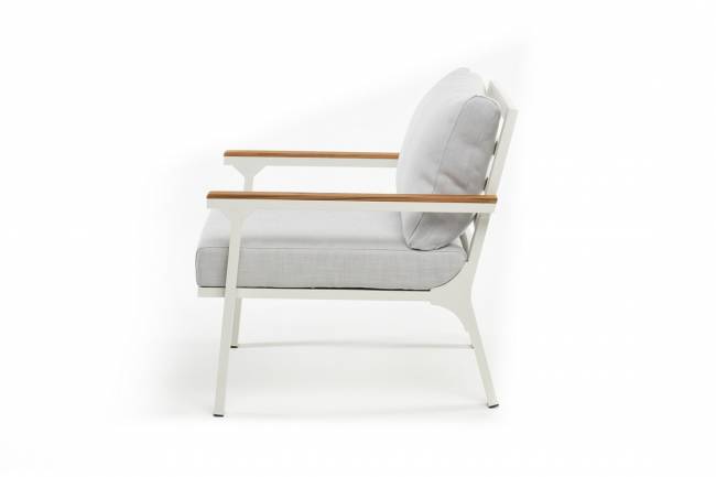 Кресло из алюминия CONCORDE белое  Joygarden