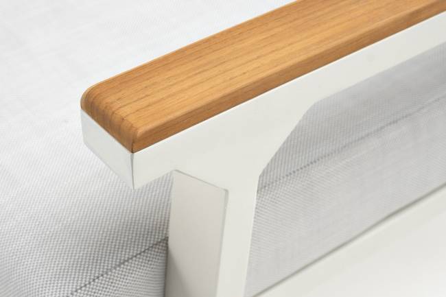 Кресло из алюминия CONCORDE белое  Joygarden